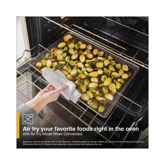 Whirlpool® 5.0 Cu. Ft. Single Wall Oven with Air Fry When Connected WOES5030LZ