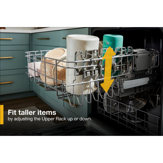 Whirlpool® Quiet Dishwasher with Adjustable Upper Rack WDP560HAMZ