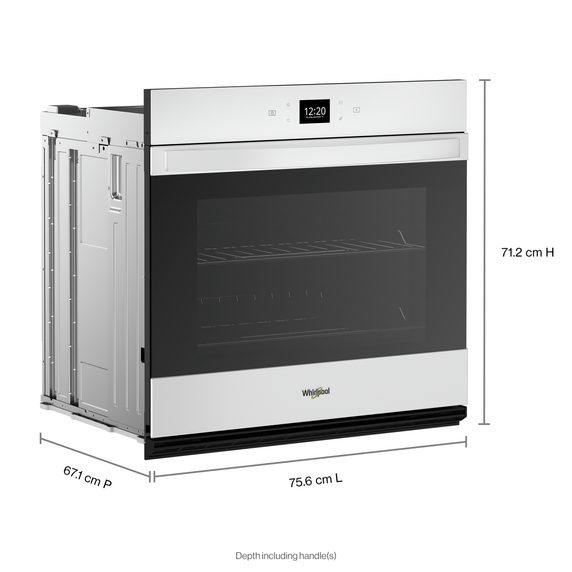 Whirlpool® 5.0 Cu. Ft. Single Wall Oven with Air Fry When Connected WOES5030LW