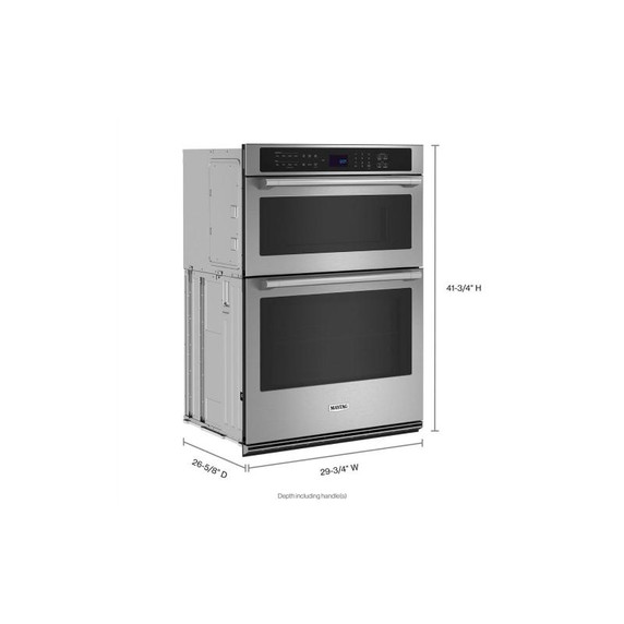 Maytag® 30-inch Wall Oven Microwave Combo with Air Fry and Basket - 6.4 cu. ft. MOEC6030LZ Maytag® 30-inch Wall Oven Microwave Combo with Air Fry and Basket - 6.4 cu. ft. MOEC6030LZ