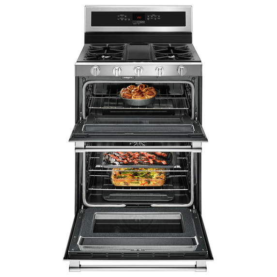 Maytag® 30-Inch Wide Double Oven Gas Range With True Convection - 6.0 Cu. Ft. MGT8800FZ