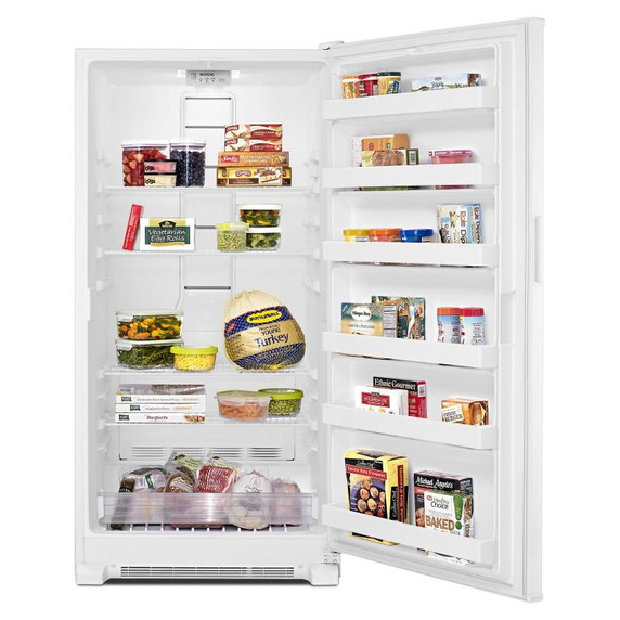 Maytag® 20 cu. ft. Frost Free Upright Freezer with LED Lighting MZF34X20DW Maytag® 20 cu. ft. Frost Free Upright Freezer with LED Lighting MZF34X20DW