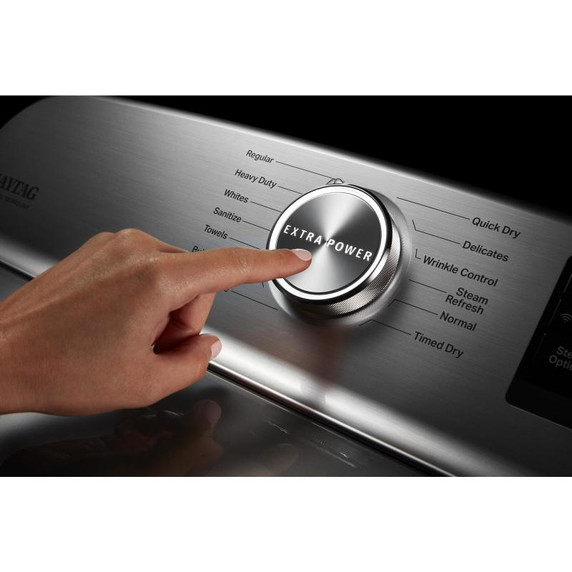 Maytag® Smart Top Load Electric Dryer with Extra Power Button - 7.4 cu. ft. YMED7230HC
