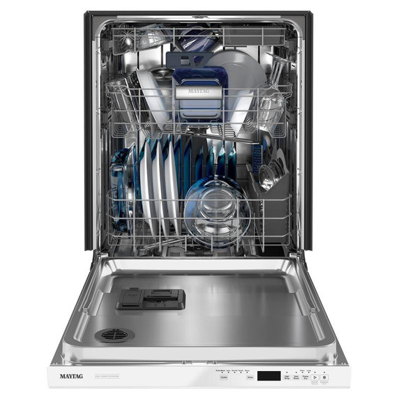 Maytag® 24” Top Control Dishwasher with Dual Power Filtration, PowerBlast® Cycle and 3rd Level Rack - 47 dBA MDB8959SKW Maytag® 24” Top Control Dishwasher with Dual Power Filtration, PowerBlast® Cycle and 3rd Level Rack - 47 dBA MDB8959SKW