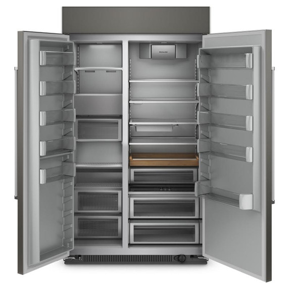 Kitchenaid® 30 Cu. Ft. 48"" Built-In Side-by-Side Refrigerator with Panel-Ready Doors KBSN708MPA Kitchenaid® 30 Cu. Ft. 48"" Built-In Side-by-Side Refrigerator with Panel-Ready Doors KBSN708MPA