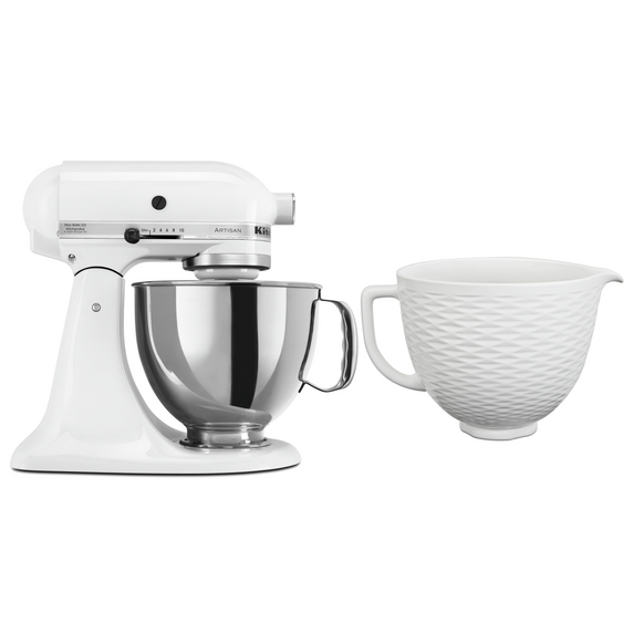 Kitchenaid® Artisan® Series 5 Quart Tilt-Head Stand Mixer KSM150PSWH