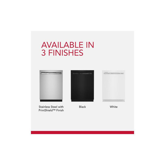 Kitchenaid® 47 dBA Two-Rack Dishwasher with ProWash™ Cycle KDFE104KBL Kitchenaid® 47 dBA Two-Rack Dishwasher with ProWash™ Cycle KDFE104KBL