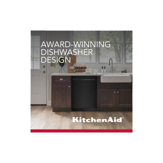 Kitchenaid® 47 dBA Two-Rack Dishwasher with ProWash™ Cycle KDFE104KBL