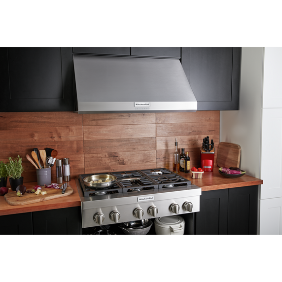 KitchenAid® 36'' 6-Burner Commercial-Style Gas Rangetop KCGC506JSS