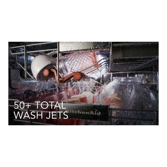 Kitchenaid® 44 dBA Dishwasher in PrintShield™ Finish with 360° Max Jets™ Third Rack KDFM404KBS Kitchenaid® 44 dBA Dishwasher in PrintShield™ Finish with 360° Max Jets™ Third Rack KDFM404KBS