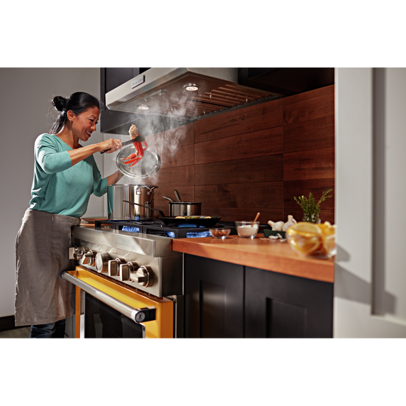 KitchenAid® 36'' Smart Commercial-Style Dual Fuel Range with 6 Burners KFDC506JYP