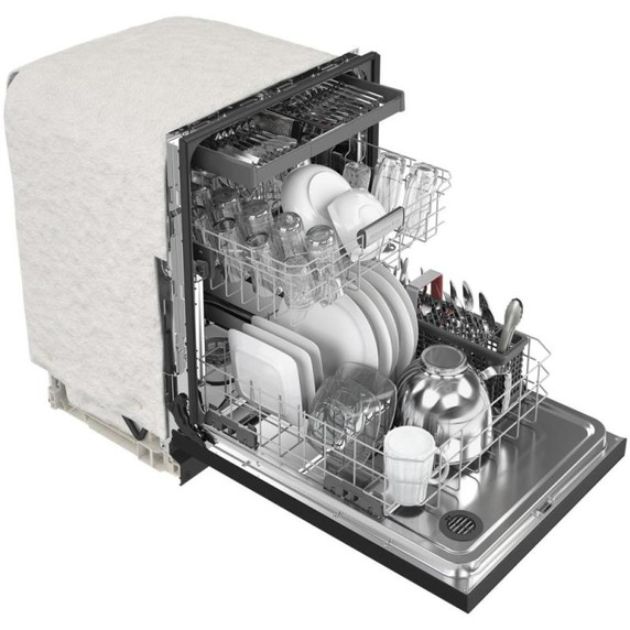 KitchenAid® 39 dBA Dishwasher with Third Level Utensil Rack KDFE204KBL