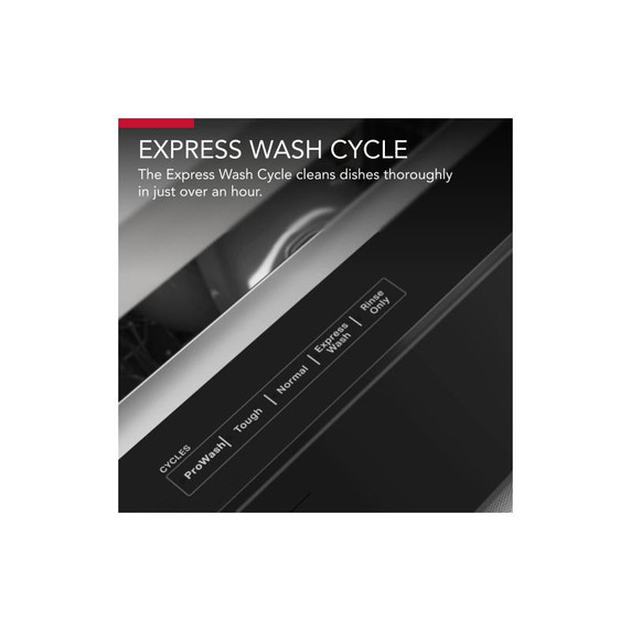 Kitchenaid® 39 dBA Dishwasher with Third Level Utensil Rack KDTE204KBL Kitchenaid® 39 dBA Dishwasher with Third Level Utensil Rack KDTE204KBL