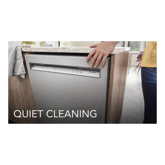 Kitchenaid® 47 dBA Two-Rack Dishwasher in PrintShield™ Finish with ProWash™ Cycle KDFE104KPS