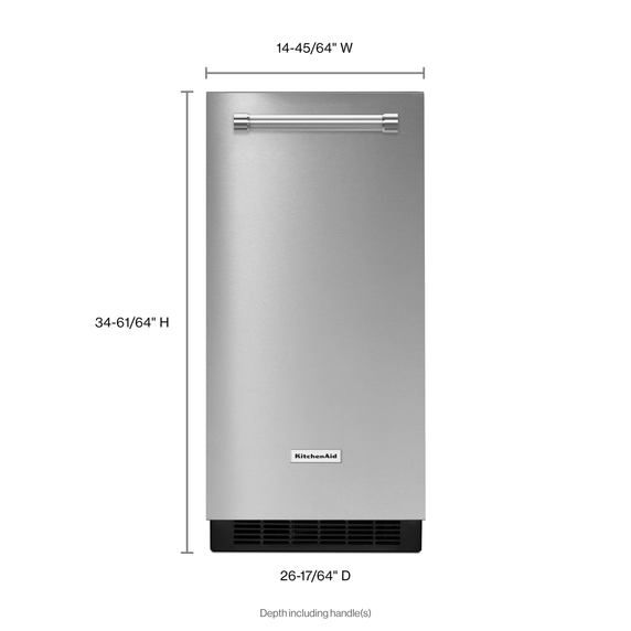 Kitchenaid® 15'' Automatic Ice Maker with PrintShield™ Finish KUIX335HPS