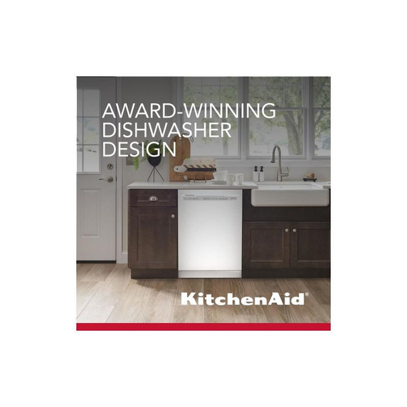 Kitchenaid® 47 dBA Two-Rack Dishwasher with ProWash™ Cycle KDFE104KWH Kitchenaid® 47 dBA Two-Rack Dishwasher with ProWash™ Cycle KDFE104KWH
