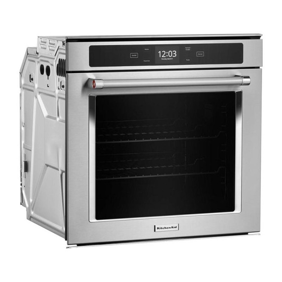 Kitchenaid® 24" Smart Single Wall Oven with True Convection YKOSC504PPS