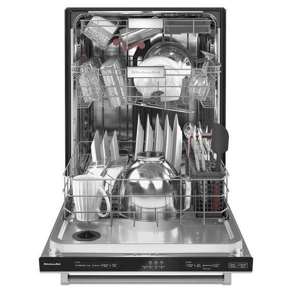Kitchenaid® 44 dBA Dishwasher in PrintShield™ Finish with 360° Max Jets™ Third Rack KDTM404KPS