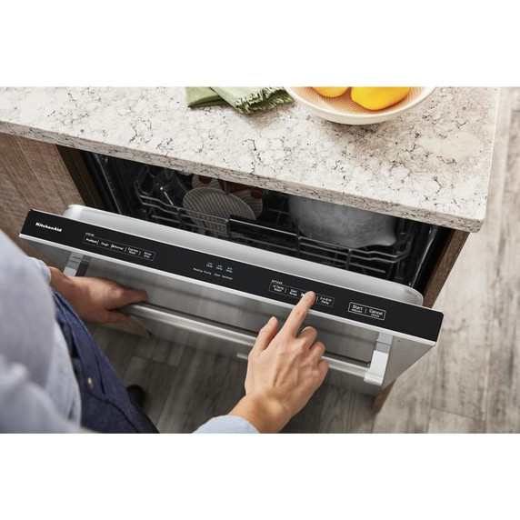 Kitchenaid® 44 dBA Dishwasher in PrintShield™ Finish with 360° Max Jets™ Third Rack KDTM404KPS