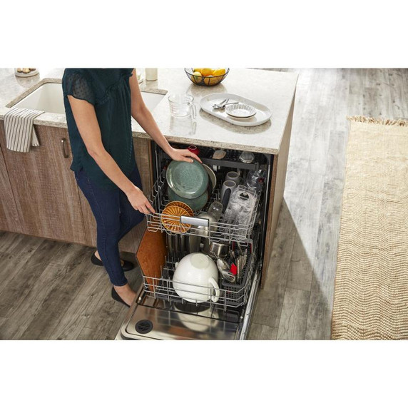 KitchenAid® 39 dBA Dishwasher in PrintShield™ Finish with Third Level Utensil Rack KDTE204KPS