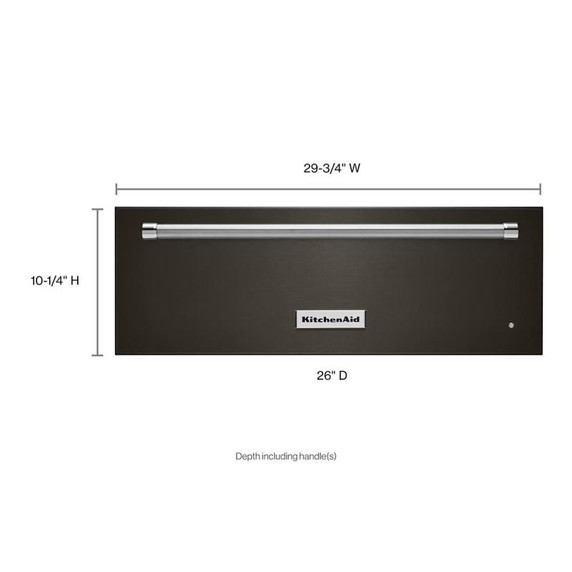 Kitchenaid® 30'' Slow Cook Warming Drawer with PrintShield™ Finish KOWT100EBS