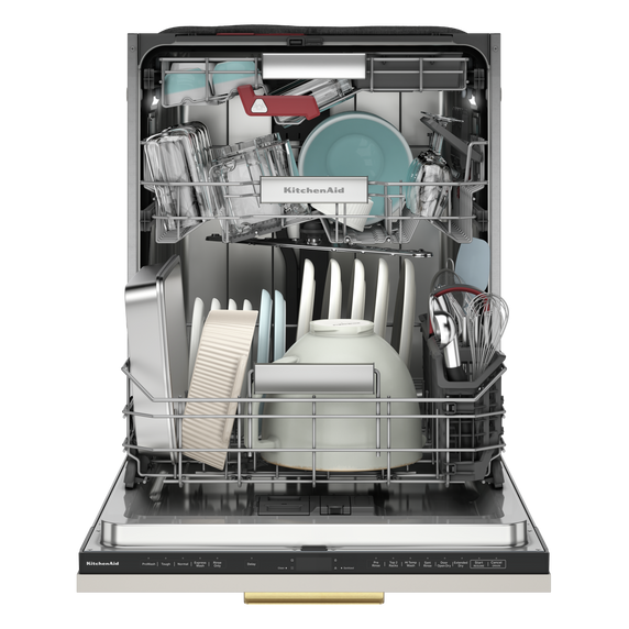 Kitchenaid® 39 dBA Panel-Ready Flush-to-Cabinet Dishwasher with FreeFlex™ Fit Third Level Rack KDTF924PPA