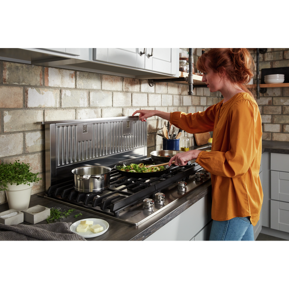 Kitchenaid® 36 5-Burner Gas Cooktop with Griddle KCGS956ESS