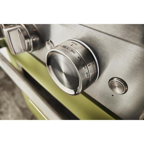 KitchenAid® 36'' Smart Commercial-Style Gas Range with 6 Burners KFGC506JAV