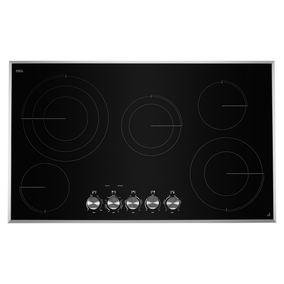 Jennair® Lustre Stainless 36 Electric Radiant Cooktop JEC3536HS