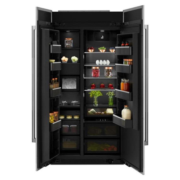 Jennair® Panel-Ready 42" Built-In Side-By-Side Refrigerator JBSFS42NMX