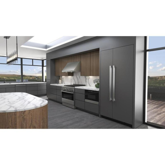 Jennair® Panel-Ready 42" Built-In Side-By-Side Refrigerator JBSFS42NMX