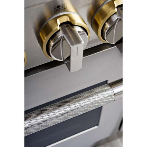 Jennair® 48" RISE™ Dual-Fuel Professional-Style Range with Chrome-Infused Griddle JDRP548HL