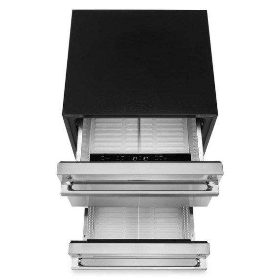 JennAir® NOIR 24" Double-Refrigerator Drawers JUDFP242HM