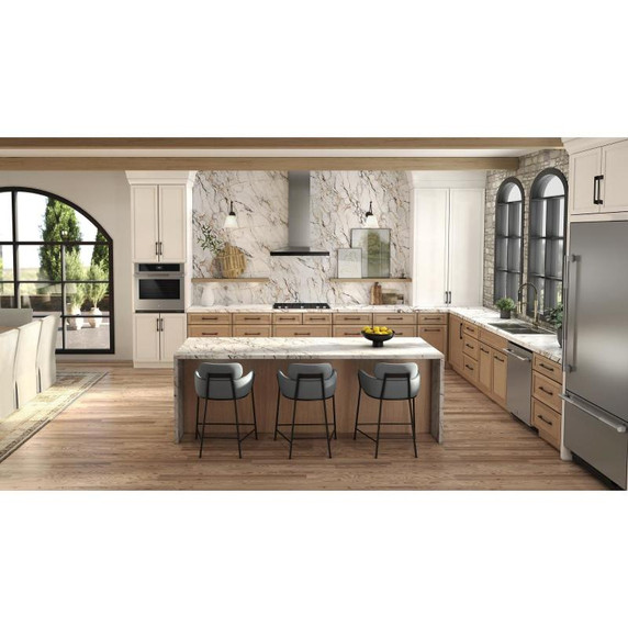 Jenn-Air® 36” Fully Integrated Built-In Bottom-Freezer Refrigerator (Left-Hand Door Swing) JB36NXFXLE