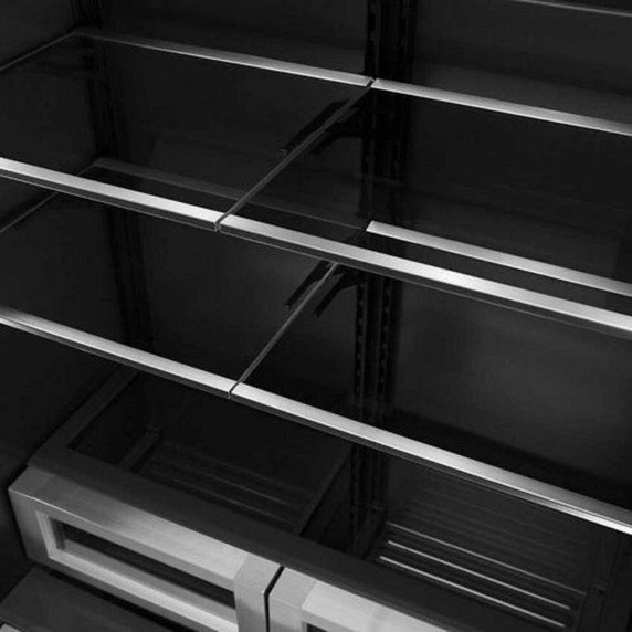 Jenn-Air® 36” Fully Integrated Built-In Bottom-Freezer Refrigerator (Left-Hand Door Swing) JB36NXFXLE