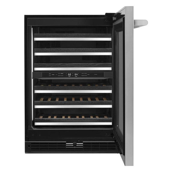 Jennair® RISE™ 24" Built-In Undercounter Wine Cellar, Right Swing JUWFR242HL