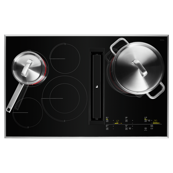 Jennair® 36 Lustre Trim Electric Radiant Downdraft Cooktop with Tap Touch Controls JED4536KS