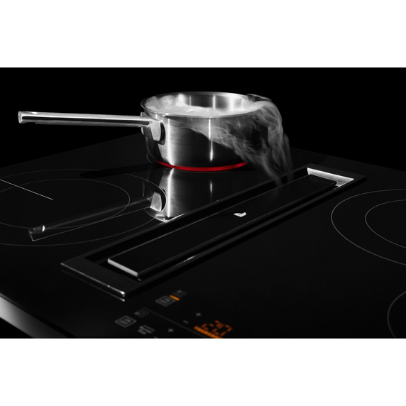 Jennair® 36 Lustre Trim Electric Radiant Downdraft Cooktop with Tap Touch Controls JED4536KS