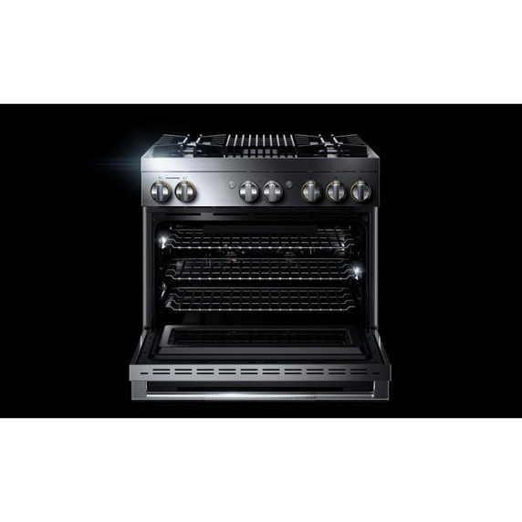 Jennair® 36" RISE™ Dual-Fuel Professional-Style Range JDRP636HL