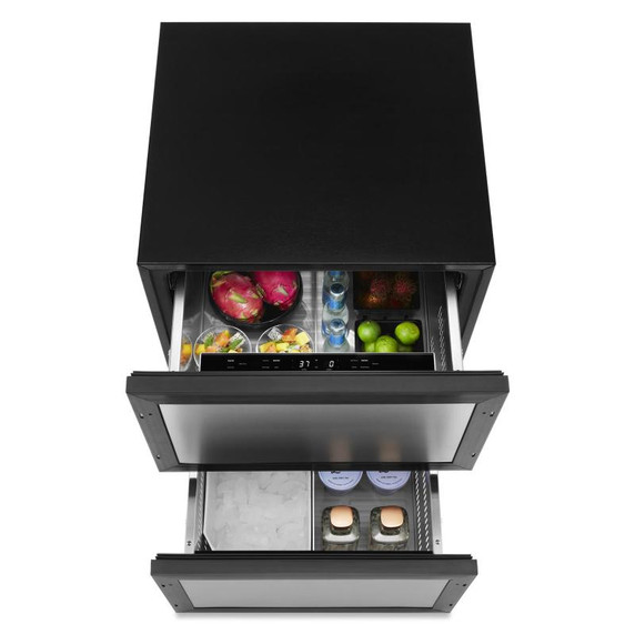 Jennair® Panel-Ready 24" Double Drawer Refrigerator/Freezer JUCFP242HX