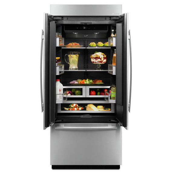 Jennair® 36 Panel-Ready Built-In French Door Refrigerator JF36NXFXDE