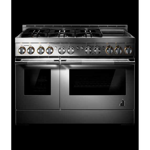 Jennair® 48 RISE™ Gas Professional-Style Range with Chrome-Infused Griddle JGRP548HL