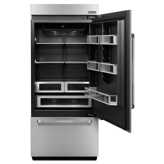 Jennair® 36” Panel-Ready Built-In Bottom-Freezer Refrigerator (Right-Hand Door Swing) JB36NXFXRE