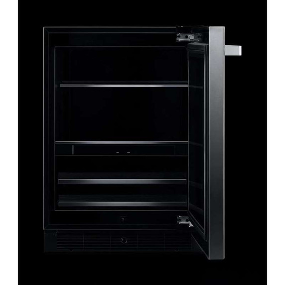 Jennair® NOIR™ 24" Built-In Undercounter Beverage Center, Right Swing JUBFR242HM