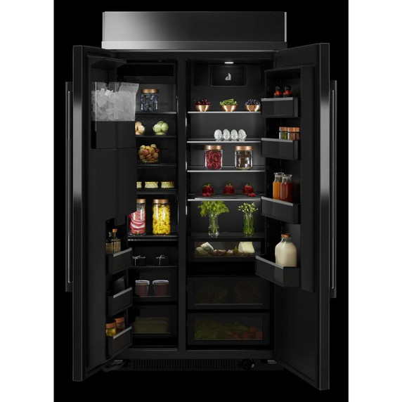 Jennair® RISE™ 42" Built-In Side-By-Side Refrigerator with External Ice and Water Dispenser JBSS42E22L Jennair® RISE™ 42" Built-In Side-By-Side Refrigerator with External Ice and Water Dispenser JBSS42E22L