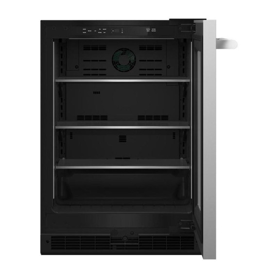 Jennair® RISE™ 24" Under Counter Glass Door Refrigerator, Right Swing JUGFR242HL