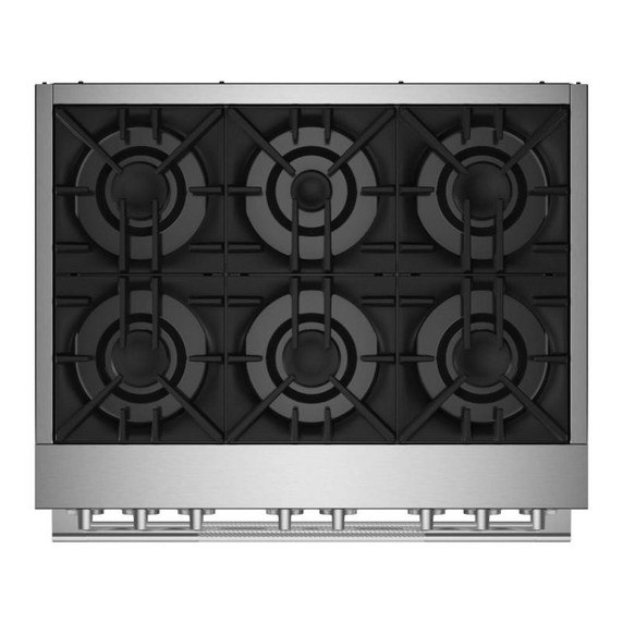 Jennair® 36" RISE™ Dual-Fuel Professional-Style Range JDRP436HL