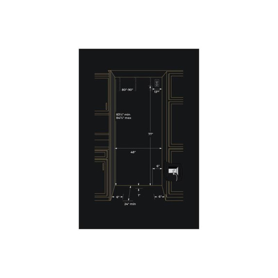Jennair® Panel-Ready 48" Built-In Side-By-Side Refrigerator JBSFS48NMX