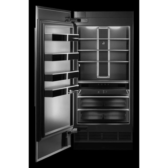 Jennair® 36" Built-In Column Refrigerator with NOIR™ Panel Kit, Left Swing JKCPL361GM