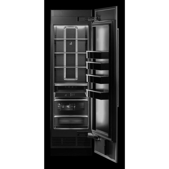 Jennair® 24" Built-In Column Freezer with NOIR™ Panel Kit, Right Swing JKCPR241GM